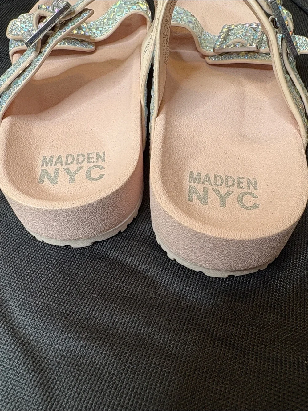 Madden NYC Jewel Embellished Sandals Size 13 Little Girls